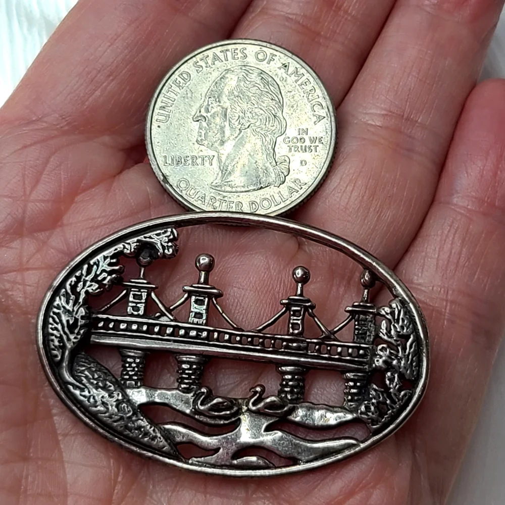 DeMatteo Vintage Sterling Silver Brooch